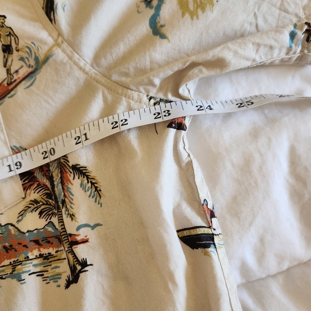 Salty Crew Men’s XL Hawaiian Fishing Shirt Boats Lobsters Surf Tropical Print - Picture 4 of 16
